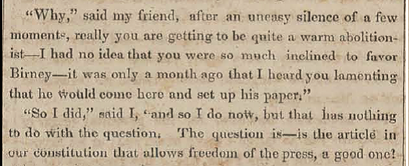 Page from the Cincinnati Journal and Western Luminary